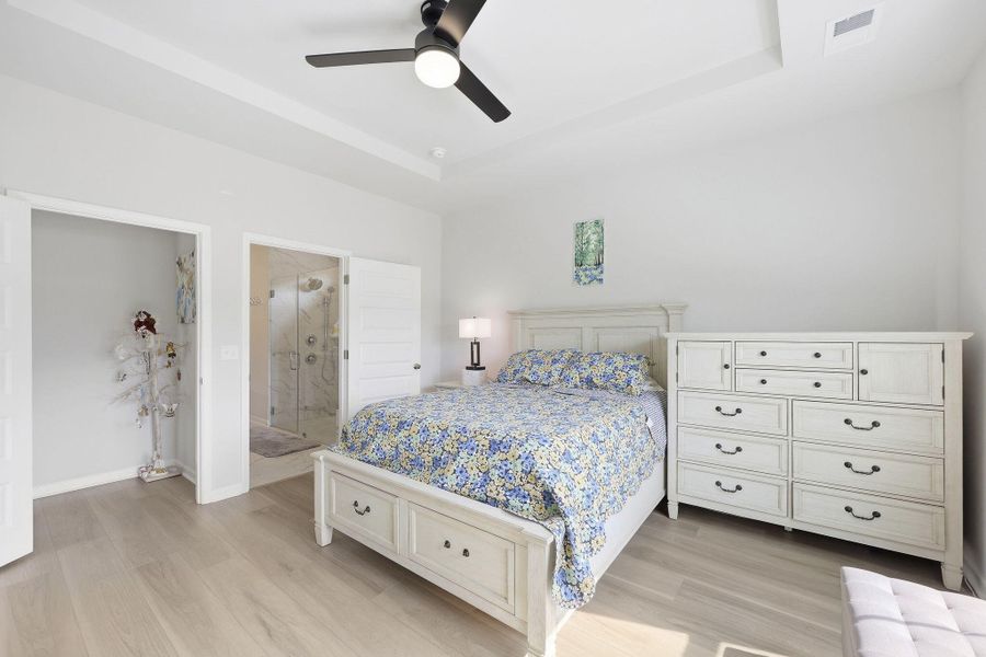 Furnished interior view inside a new home in Horizons at Summers Corner | 55+, Summerville (Image 29).