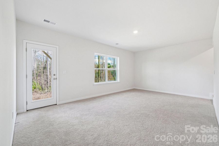 Spacious, unfurnished interior of a new home in Lakeshore at Windstone, Mooresville (Image 26).