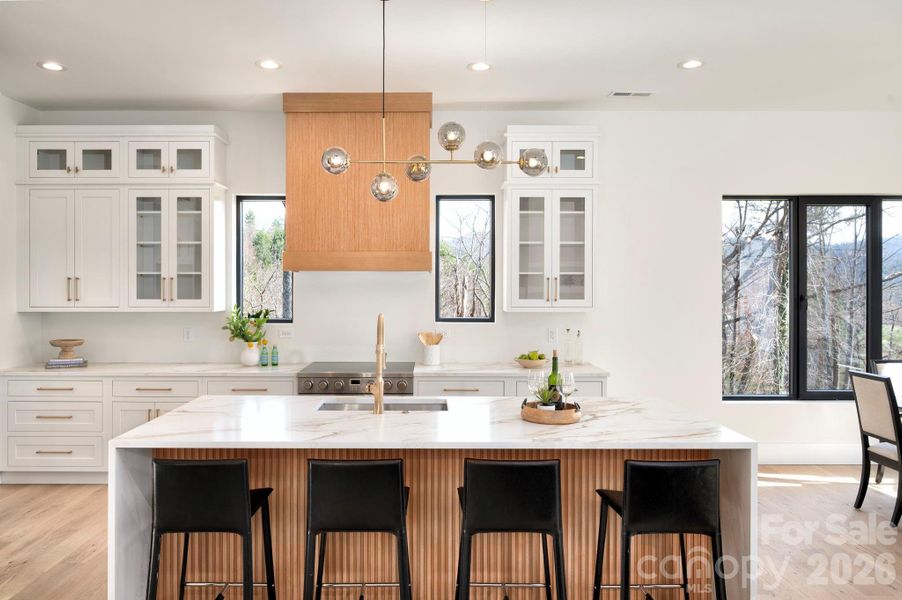 Furnished interior view inside a new home in , Weaverville (Image 6).