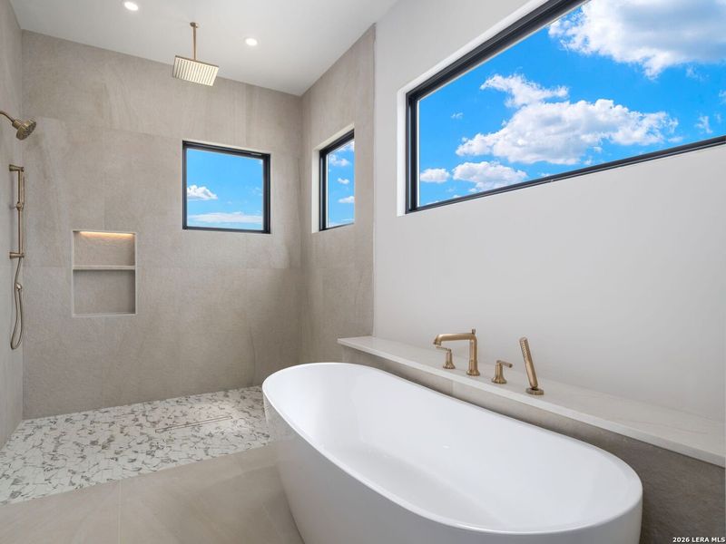 Furnished interior view inside a new home in , San Antonio (Image 17).