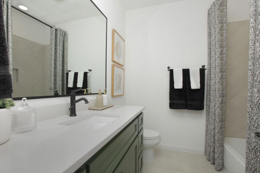 Furnished interior view inside a new home in , Georgetown (Image 26).