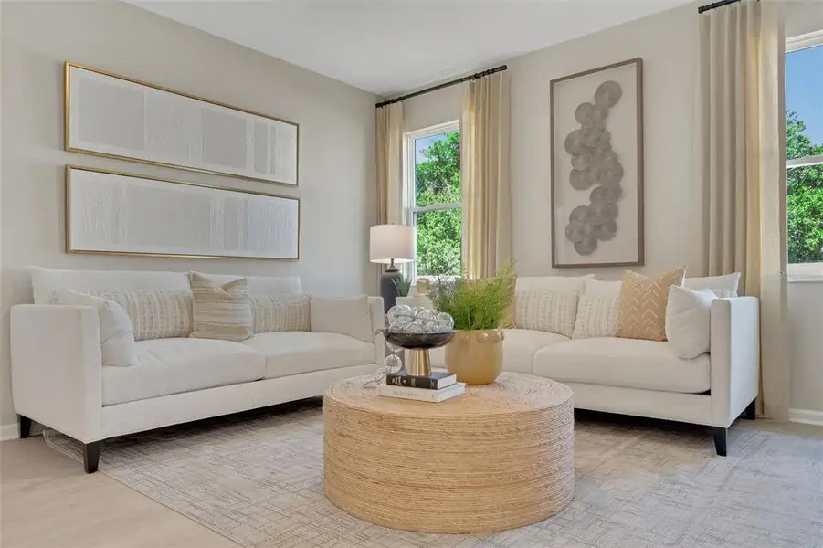 Furnished interior view inside a new home in Willowbrook North, Winter Haven (Image 45).