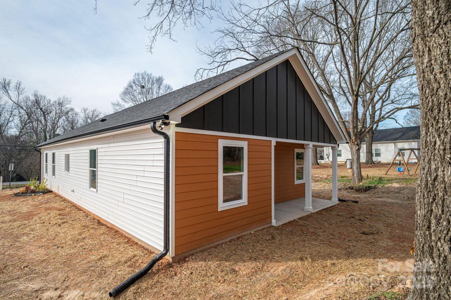 Exterior details and patio area of a home in , Cherryville (Image 32).