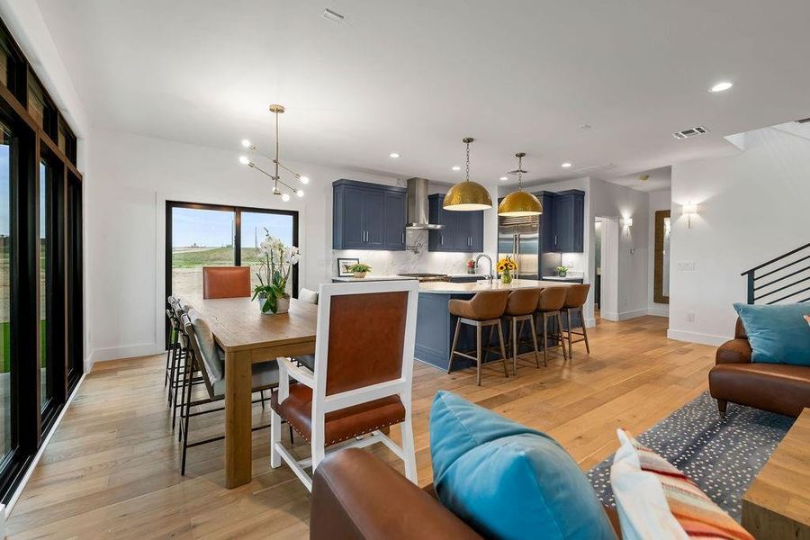 Furnished interior view inside a new home in , Iredell (Image 33).