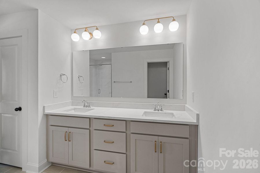 Furnished interior view inside a new home in , Charlotte (Image 16). Furnished interior view inside a new home in , Charlotte (Image 16).