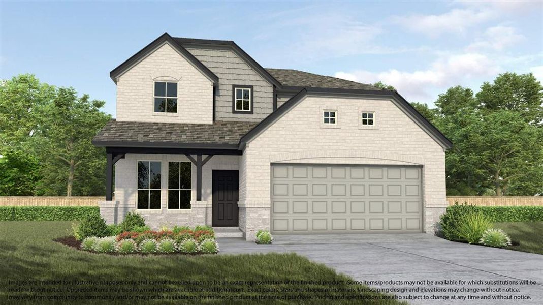 Welcome home to 2943 Solitude Pine Lane located in Morton Creek Ranch and zoned to Katy ISD. Note: Sample product photo. Actual exterior and interior selections may vary by homesite.