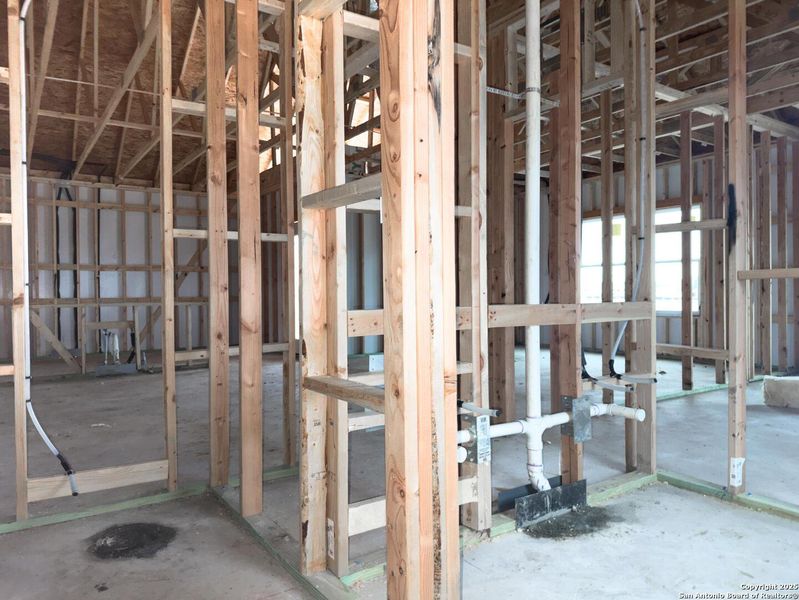 In-progress construction of a new home in Cordova Trails, Seguin, TX (Image 12).