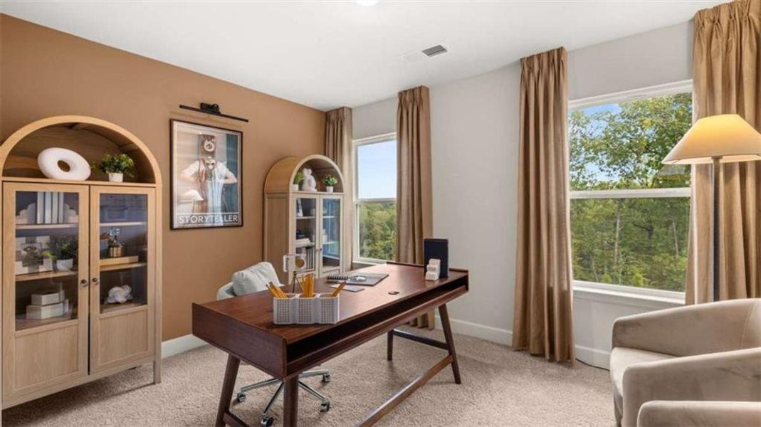 Furnished interior view inside a new home in Heritage Pointe, Senoia (Image 16).