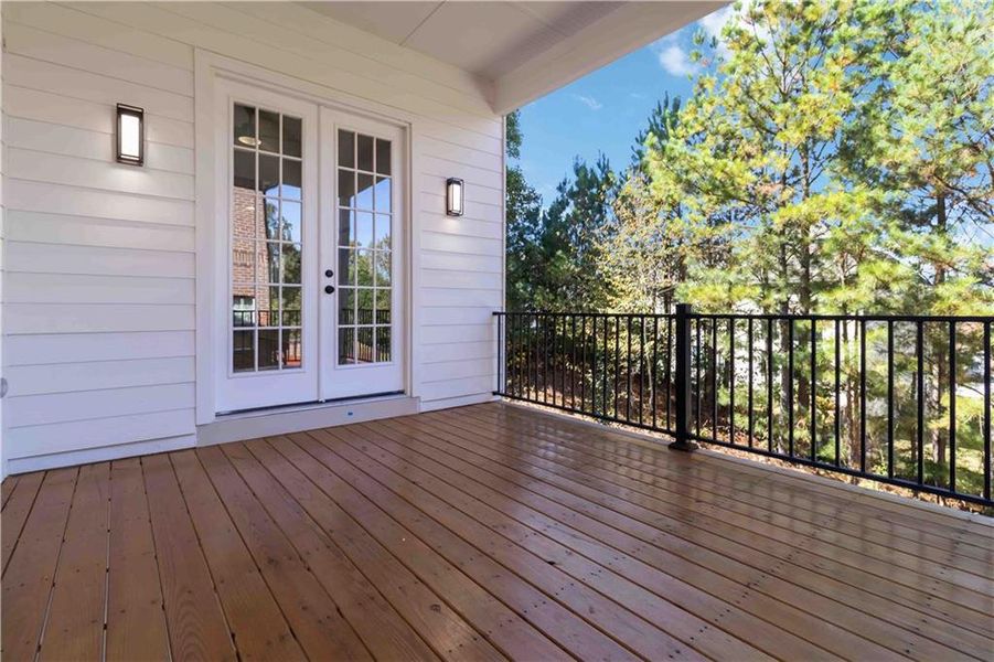 Exterior details and patio area of a home in , Atlanta (Image 3).