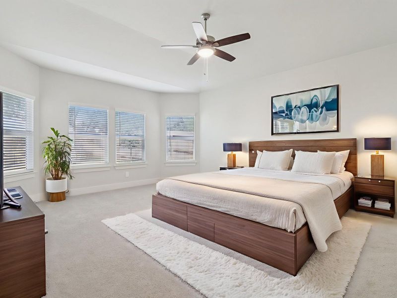 Furnished interior view inside a new home in Lark Canyon, New Braunfels (Image 5).