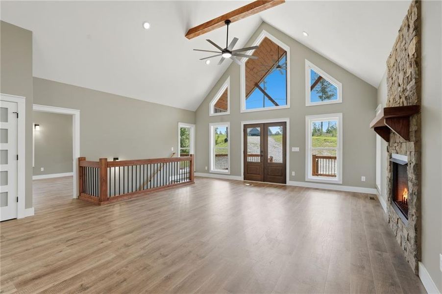 Spacious, unfurnished interior of a new home in , Talking Rock (Image 18). Spacious, unfurnished interior of a new home in , Talking Rock (Image 18).