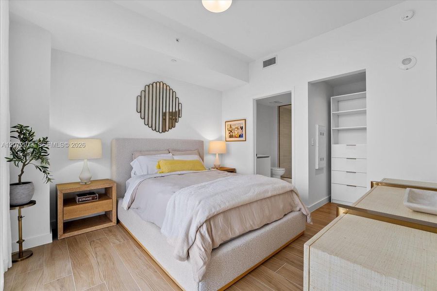 Furnished interior view inside a new home in , Miami (Image 7).