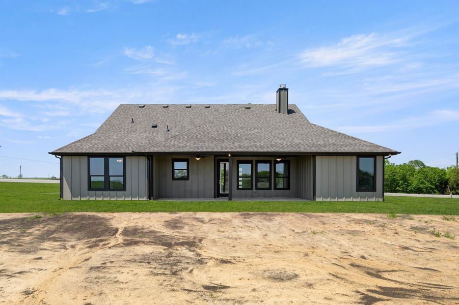 Front exterior of a new home in Carrera Ranch, Waxahachie, TX, highlighting curb appeal (Image 27).