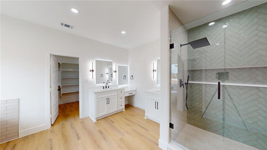 Furnished interior view inside a new home in , Greenville (Image 9).