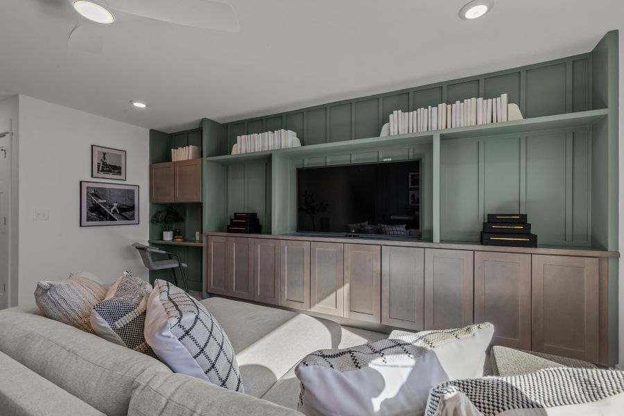 Representative furnished interior of a home built from the The Boardwalk by Chesapeake Homes in Coastal Club of the Carolinas, Calabash (Image 54).