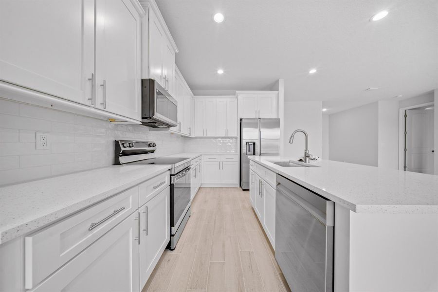 Furnished interior view inside a new home in , Port St. Lucie (Image 10).