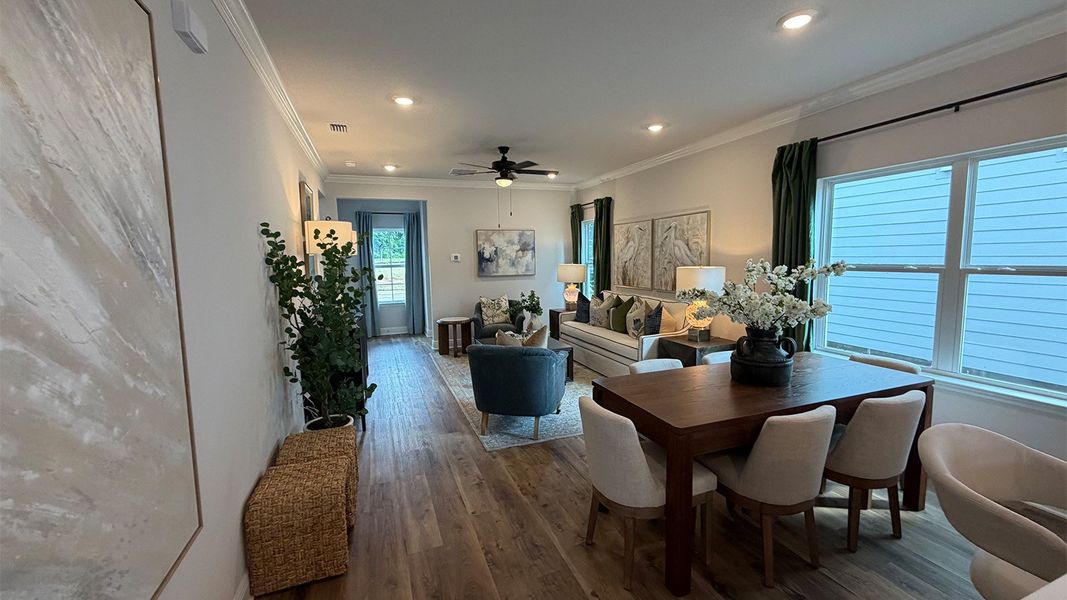 Furnished interior view inside a new home in Fallschase, Tallahassee (Image 5).