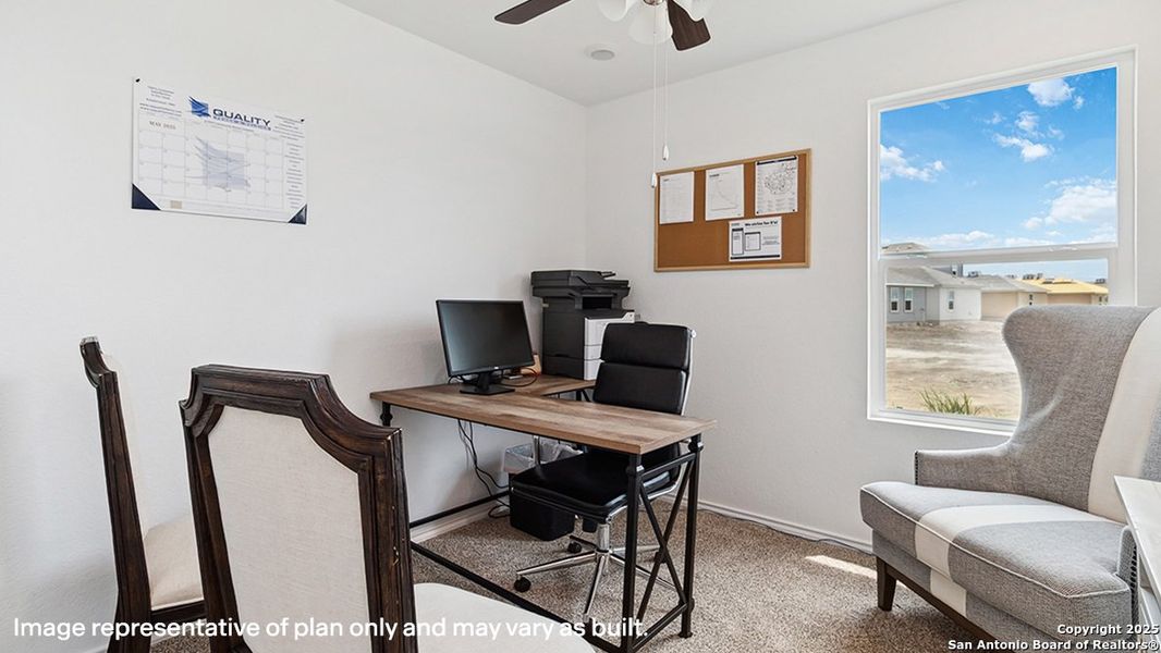 Furnished interior view inside a new home in Sonora, San Antonio (Image 4).