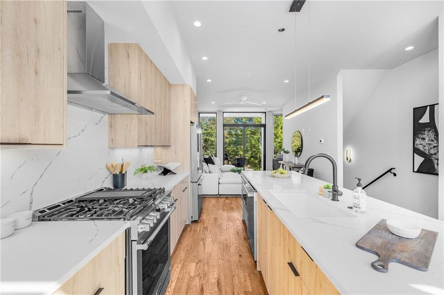 Furnished interior view inside a new home in , Atlanta (Image 5).