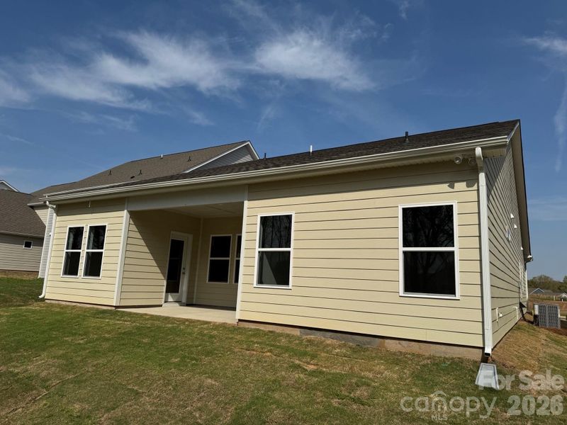 Exterior details and patio area of a home in McFarland Estates, York (Image 3).