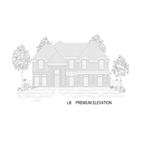 Representative rendering of the exterior for the Stonehaven 2FS by First Texas Homes (Image 27). Representative rendering of the exterior for the Stonehaven 2FS by First Texas Homes (Image 27).