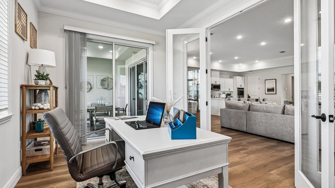 Representative furnished interior of a home built from the Venice by Maronda Homes in Malabar Springs, Palm Bay (Image 7).