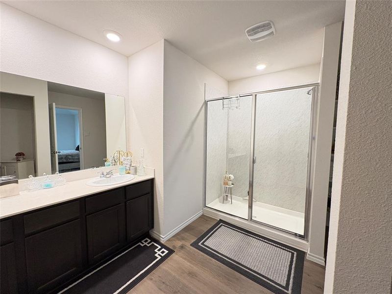 Furnished interior view inside a new home in , Denton (Image 8).