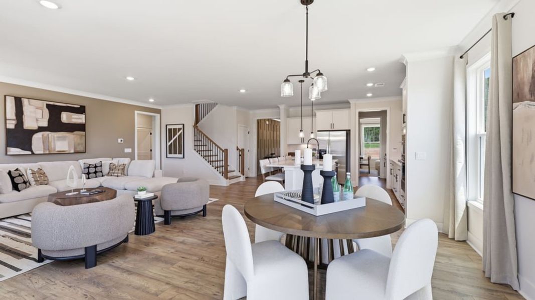 Furnished interior view inside a new home in Adams Glen, Greenville (Image 18).