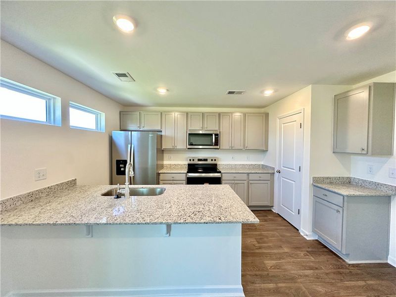 Furnished interior view inside a new home in Champions Village at Cherry Hill, Pendleton (Image 1). Furnished interior view inside a new home in Champions Village at Cherry Hill, Pendleton (Image 1).