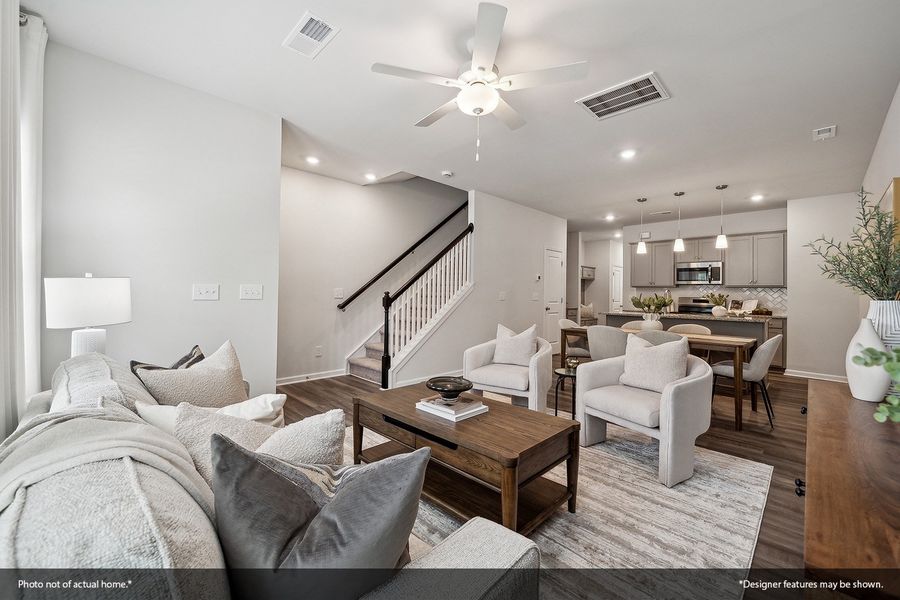Furnished interior view inside a new home in Lakeview Village, Charlotte (Image 9).