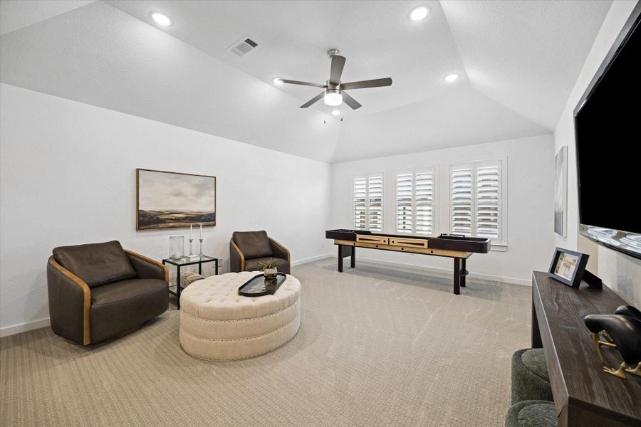 Furnished interior view inside a new home in Elyson, Katy (Image 3).