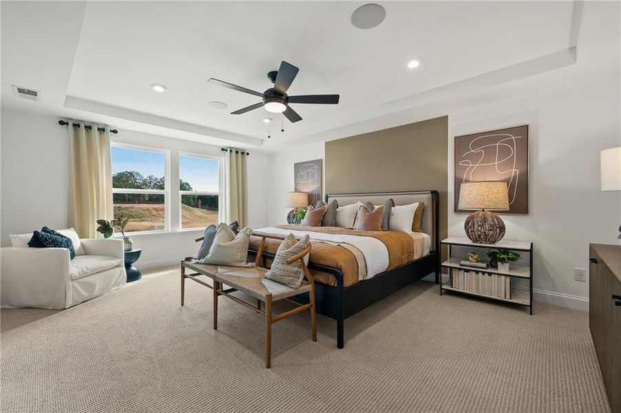 Furnished interior view inside a new home in Berkeley Mill, Cumming (Image 6).