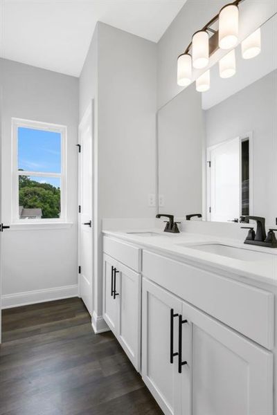 Furnished interior view inside a new home in Maddox Landing, Hoschton (Image 10).