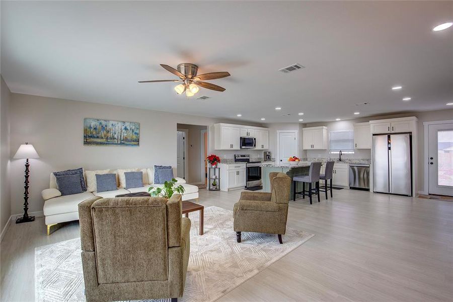 Furnished interior view inside a new home in , Brookston (Image 13).