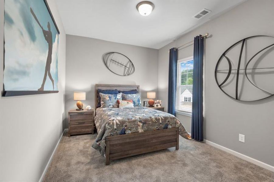 Furnished interior view inside a new home in Victoria Heights, Dallas (Image 16).