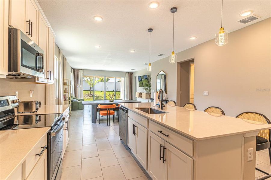 Furnished interior view inside a new home in , Haines City (Image 13).