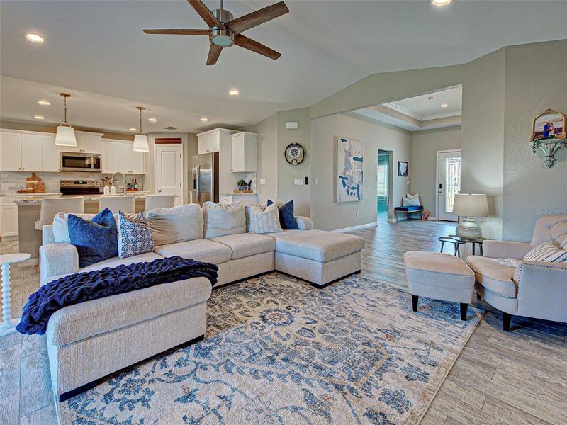 Furnished interior view inside a new home in , Port Charlotte (Image 19). Furnished interior view inside a new home in , Port Charlotte (Image 19).