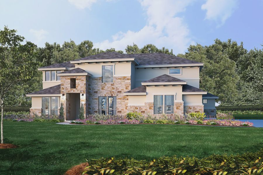 Front exterior of a home in the Leander Estates community, located in Leander, TX (Image 9).