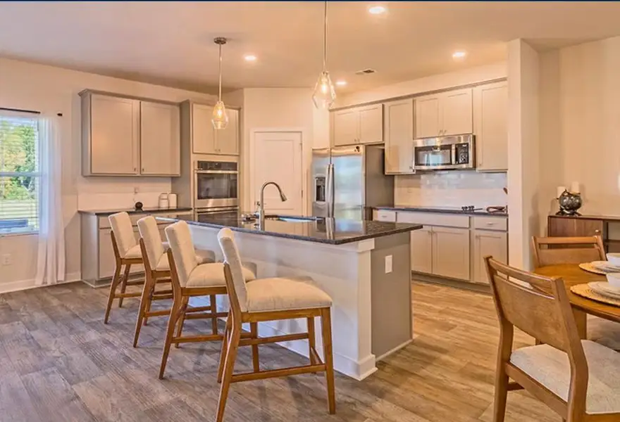 Furnished interior view inside a new home in Conner Springs, Social Circle (Image 4).