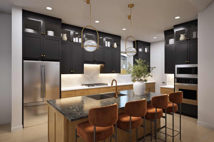 The Brandsville - Optional Cooktop Kitchen