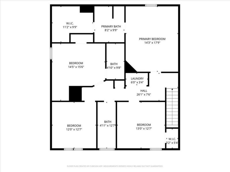 2D floor plan layout of this home in , Carrollton, GA (Image 5).