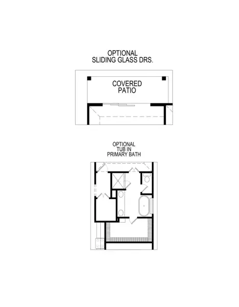 2D floor plan layout for the Carter F by First Texas Homes in The Meadows, Denton, TX (Image 6). 2D floor plan layout for the Carter F by First Texas Homes in The Meadows, Denton, TX (Image 6).