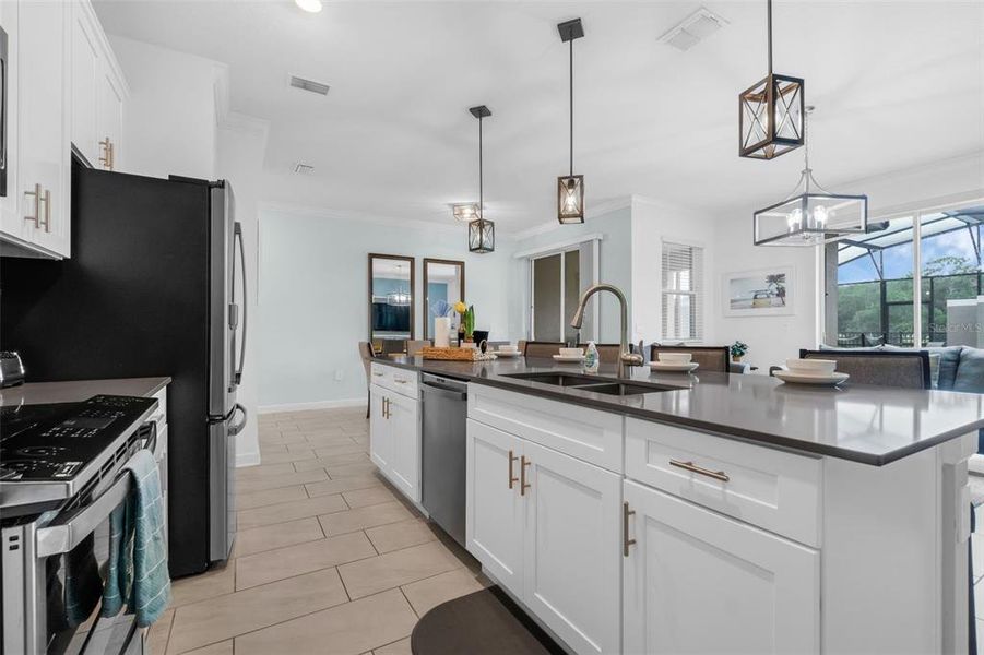 Furnished interior view inside a new home in , Kissimmee (Image 33).