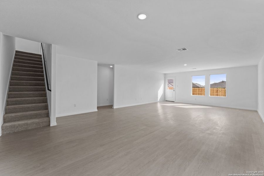 Spacious, unfurnished interior of a new home in Voss Farms: Watermill Collection, New Braunfels (Image 21).