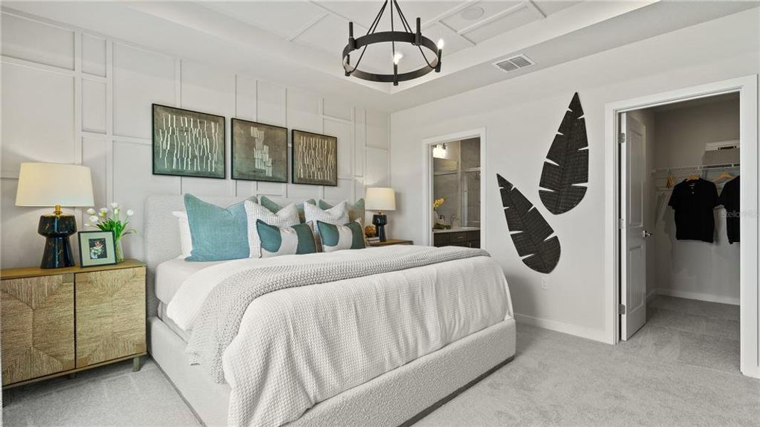 Furnished interior view inside a new home in Hamilton Bluff, Haines City (Image 8).