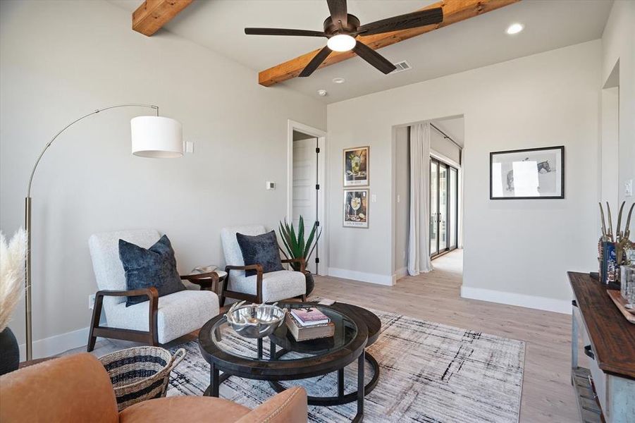 Furnished interior view inside a new home in , Weatherford (Image 5).