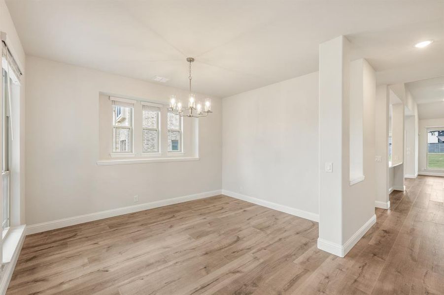 Spacious, unfurnished interior of a new home in Union Park Classic 55, Little Elm (Image 17).