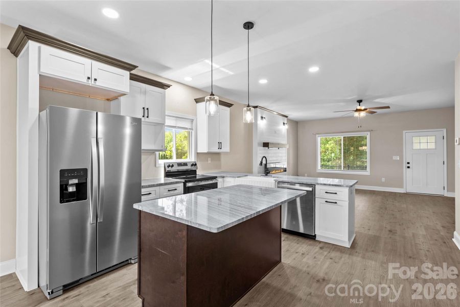 Furnished interior view inside a new home in , Statesville (Image 9).