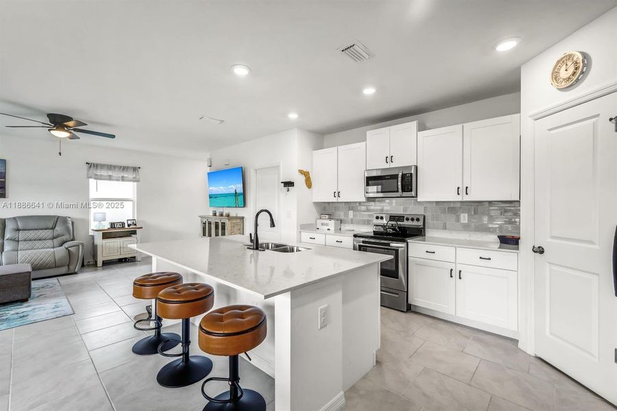Furnished interior view inside a new home in , North Fort Myers (Image 18).