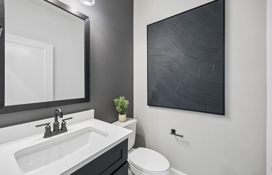 Representative furnished interior of a home built from the Ferris by Pulte Homes in Ryehill, Rosenberg (Image 13).